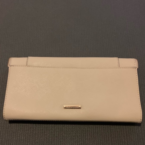 Rebecca Minkoff cream leather clutch wallet - Picture 2 of 6